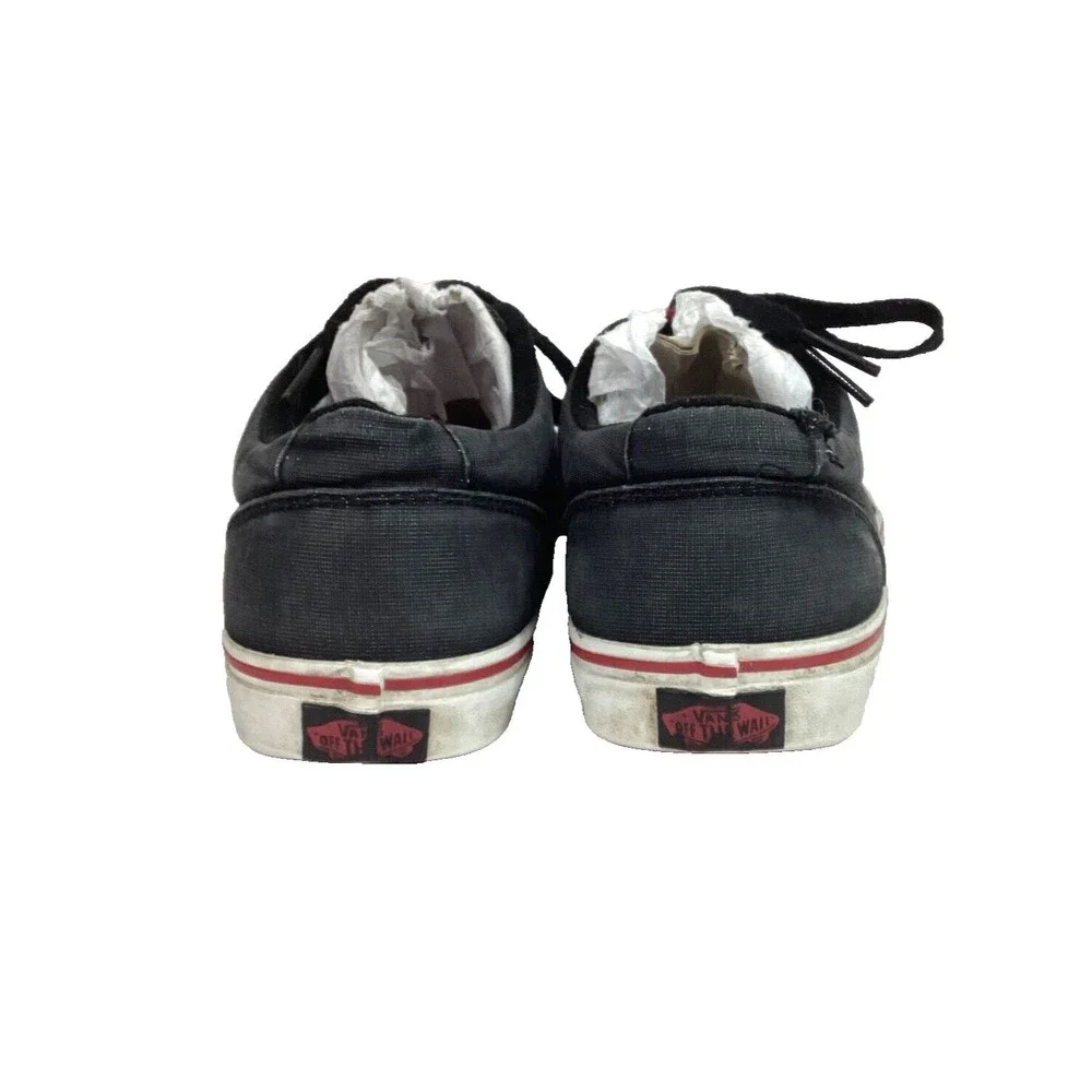 Vans Off The Wall - Men's Size 9 - Black/Red Skateboard Shoes - Flats - TB4R